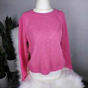 Jeanswest Pink Cable Knit Sweater